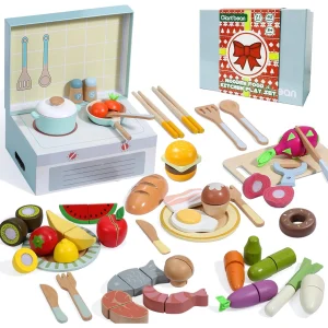 Wooden Play Food Set