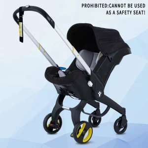 Foldable baby stroller metal frame